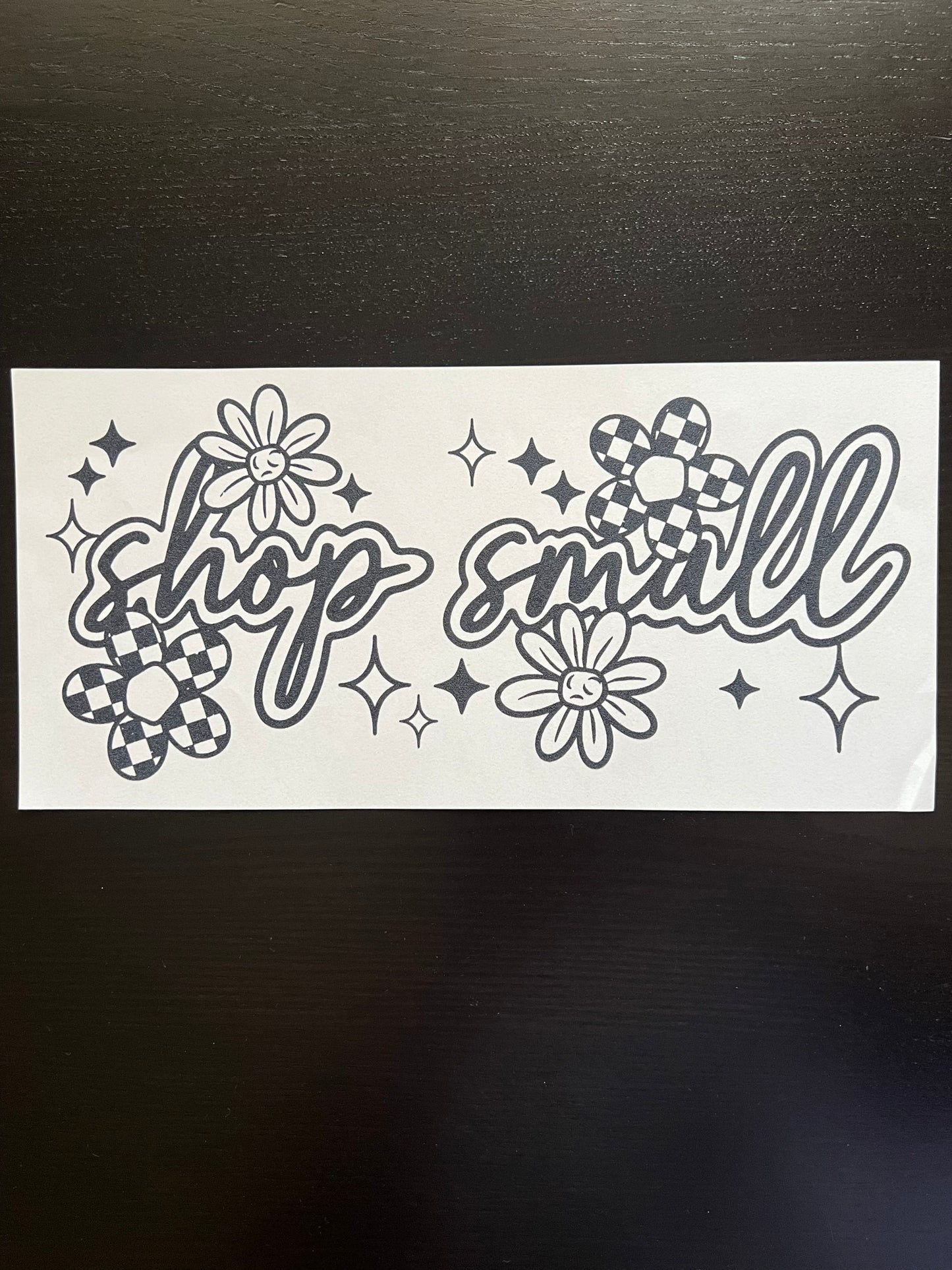 Shop Small Checkered & Floral