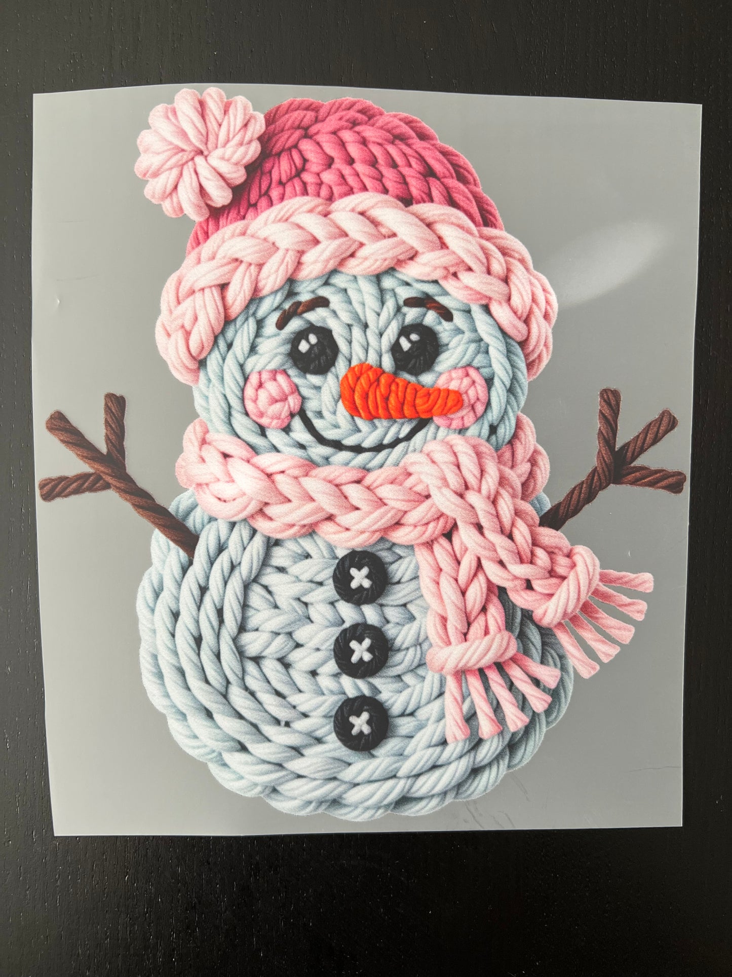 YOUTH - Faux Yarn Snowman