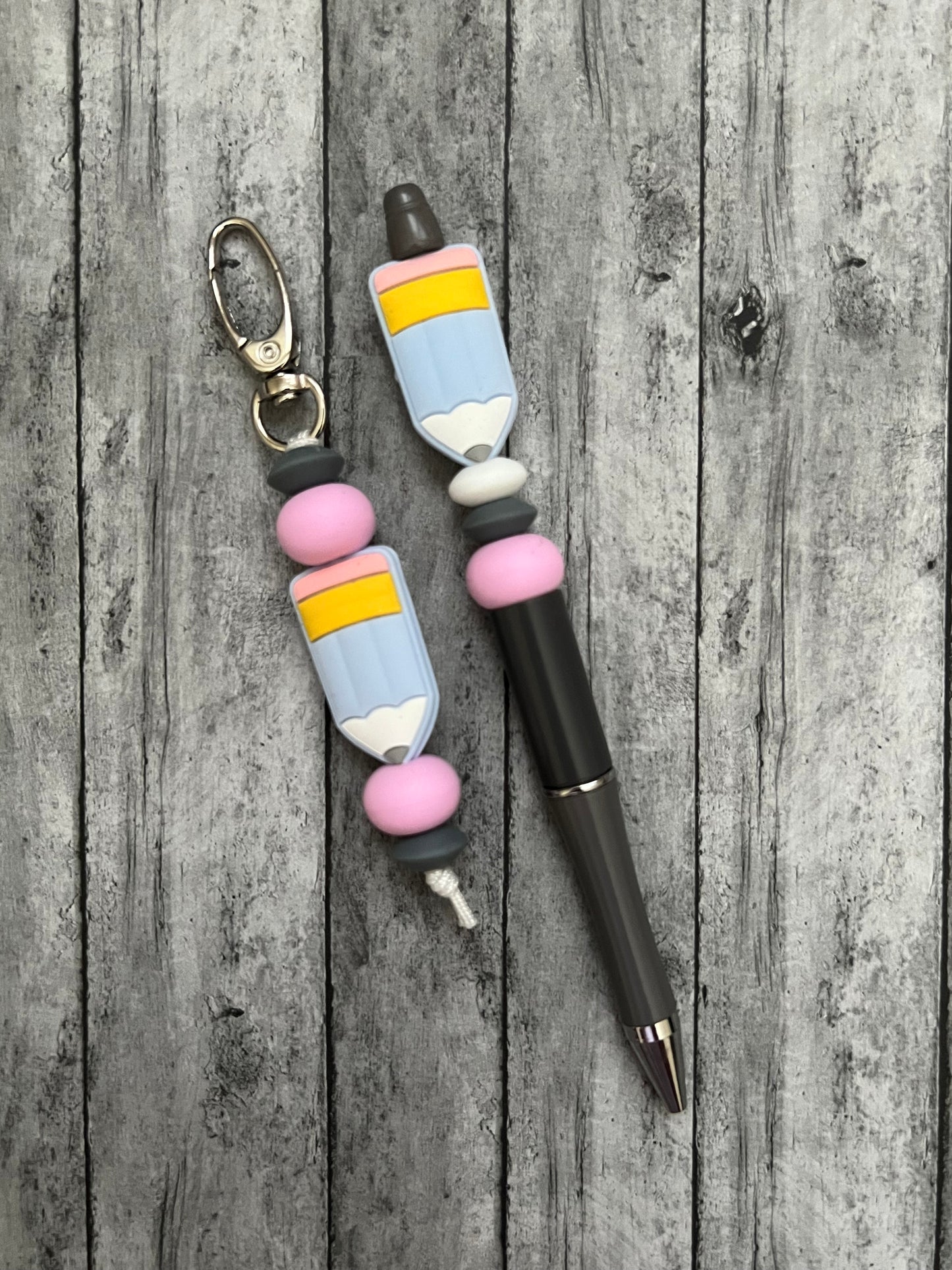 Teacher Pen & Keychain/Bag Charm Set