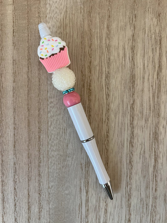 Cupcake Beaded Pen