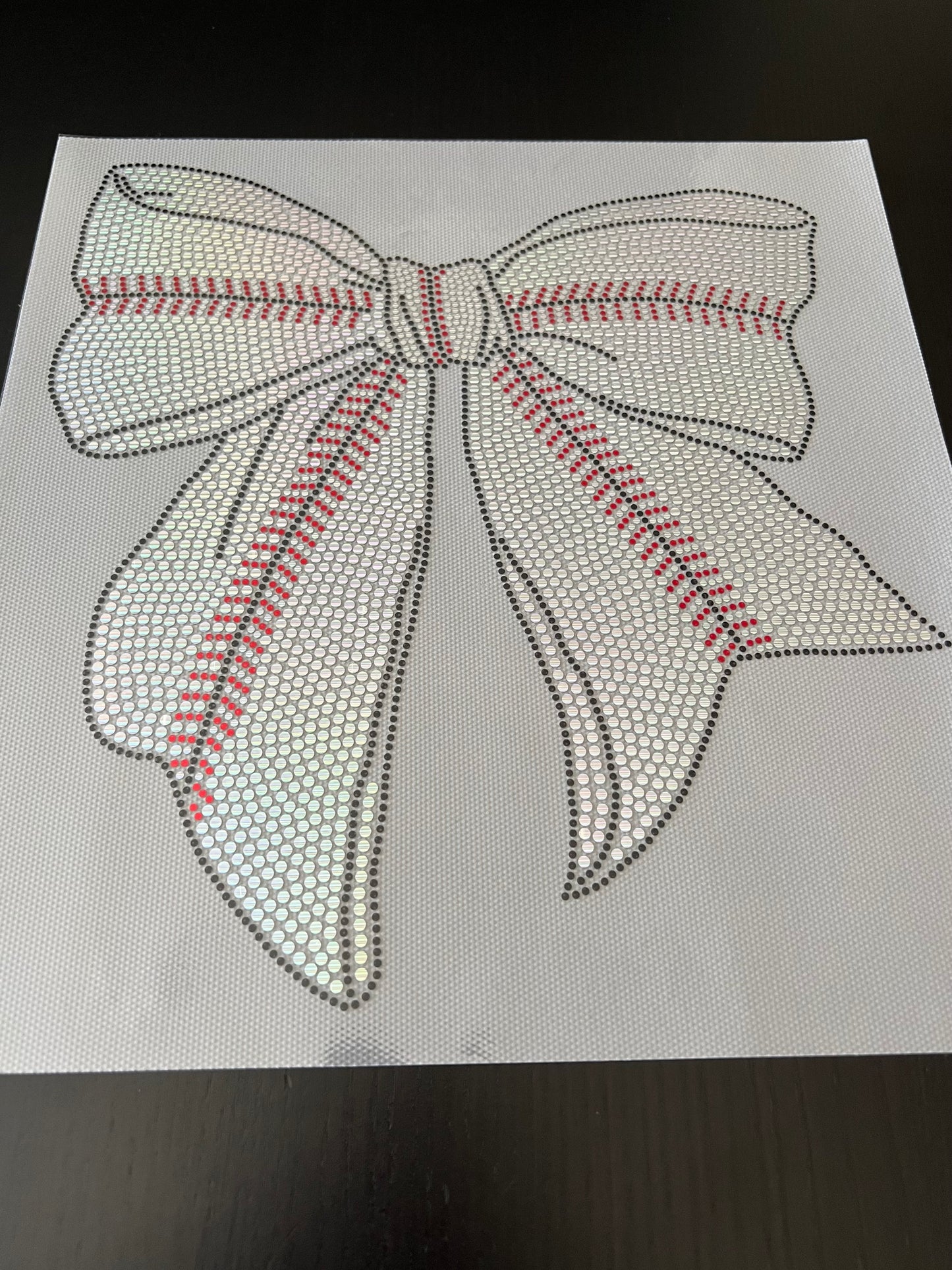 Baseball Bow SPANGLES