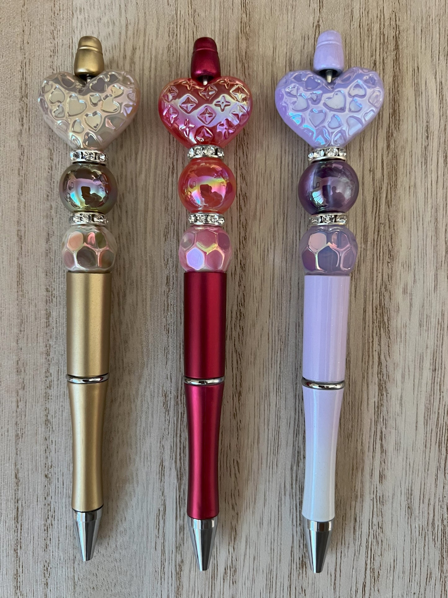 Heart Beaded Pens