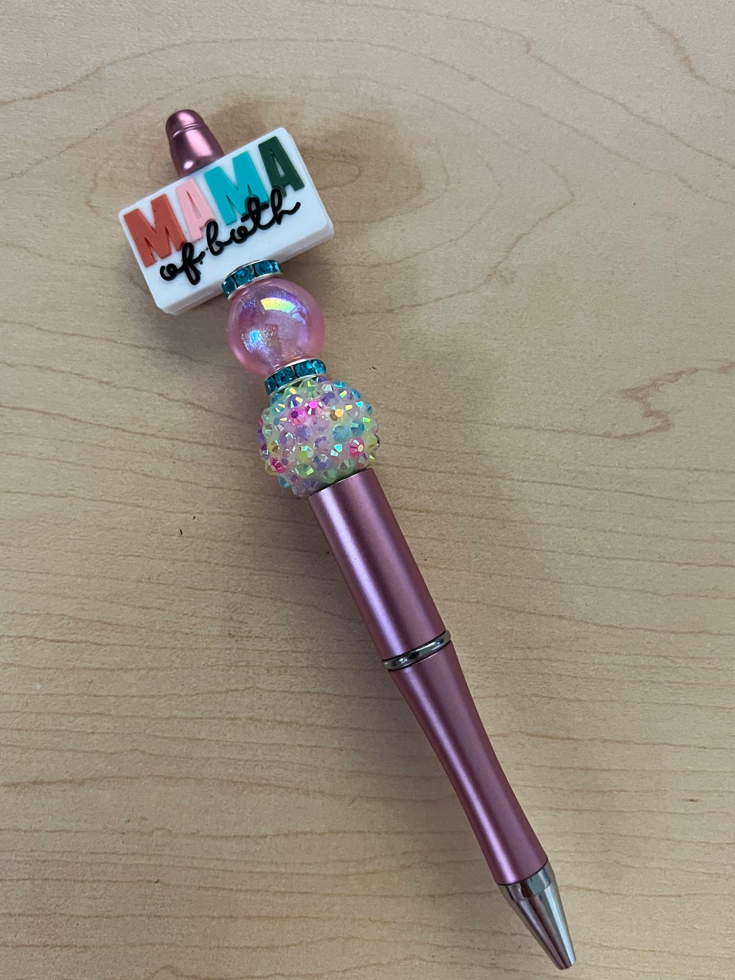Mama of Both Beaded Pens (Exclusive AshlaKnots) - ONLY 2 IN STOCK