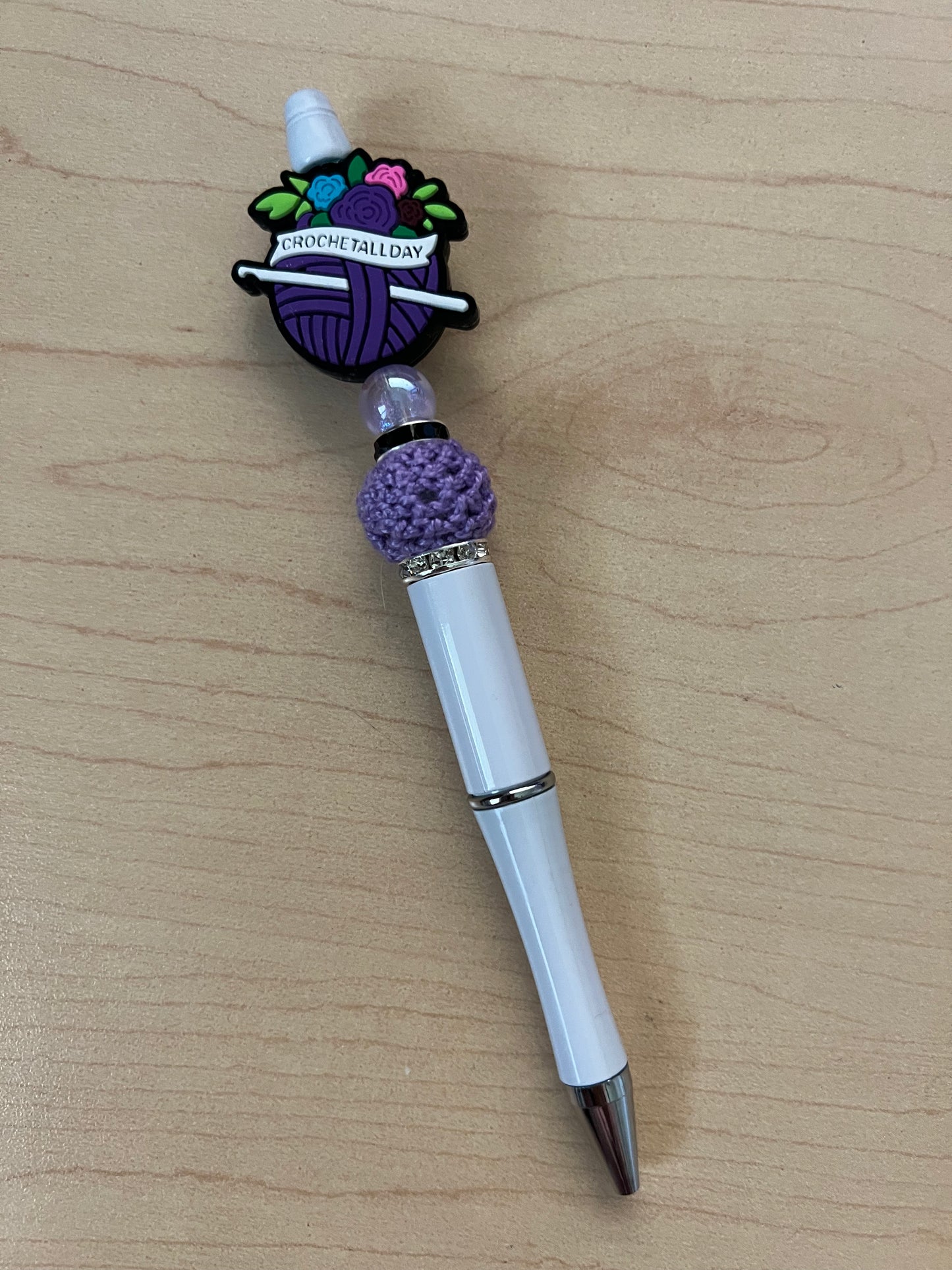Crochet All Day Beaded Pens