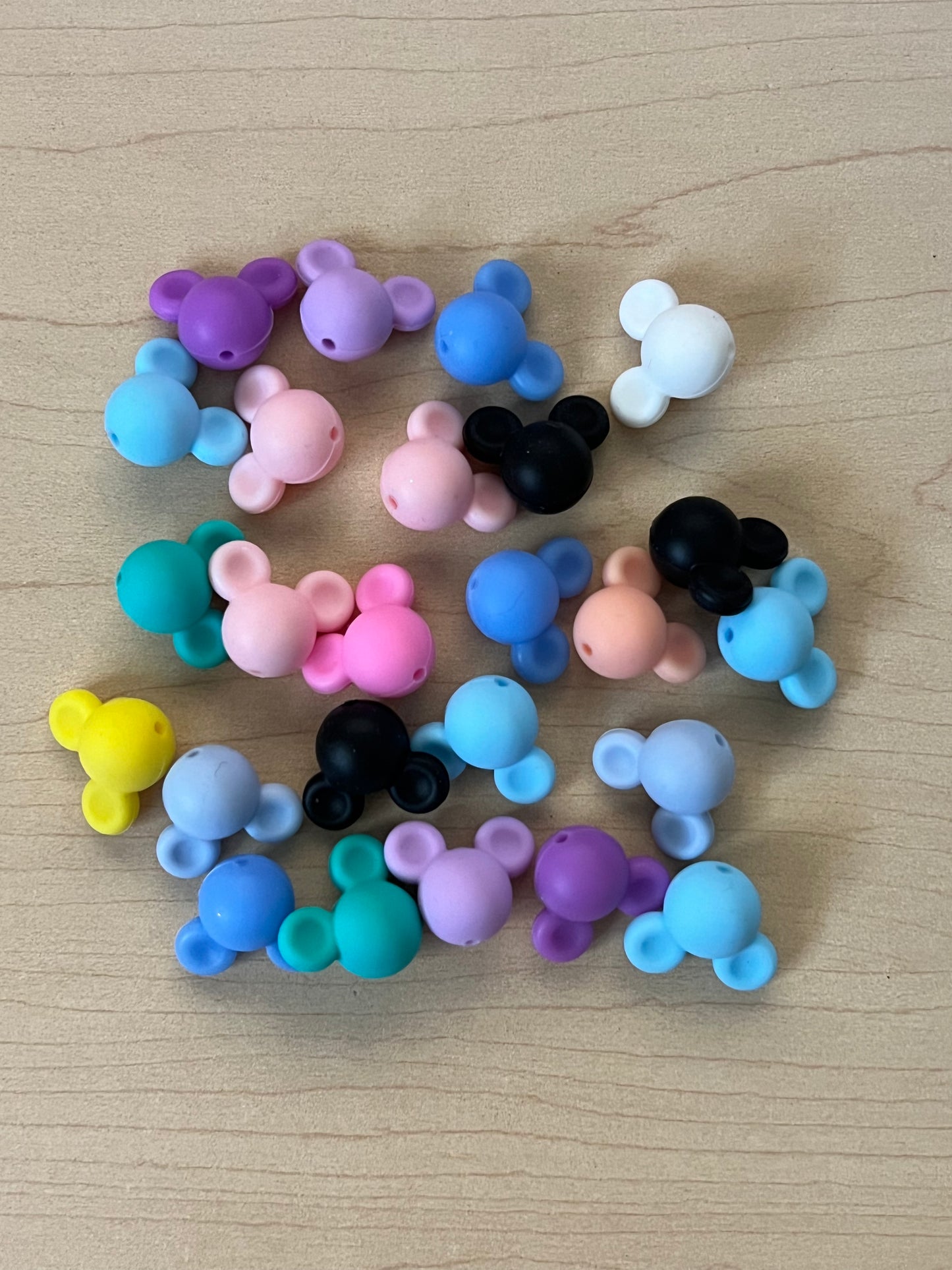 Mouse Head Focals - Random Mixed Color - 20 pcs