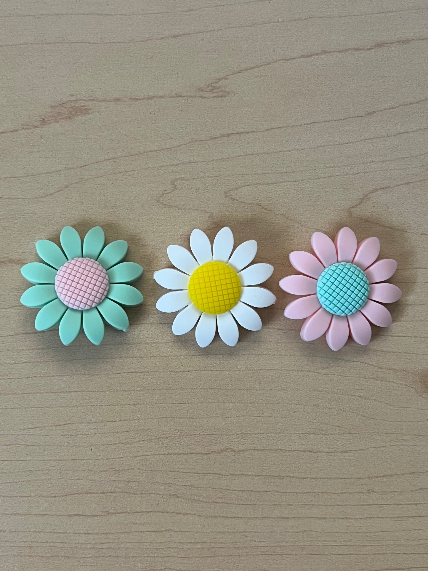 Big Flower Focals - Mixed Color - 4 pcs