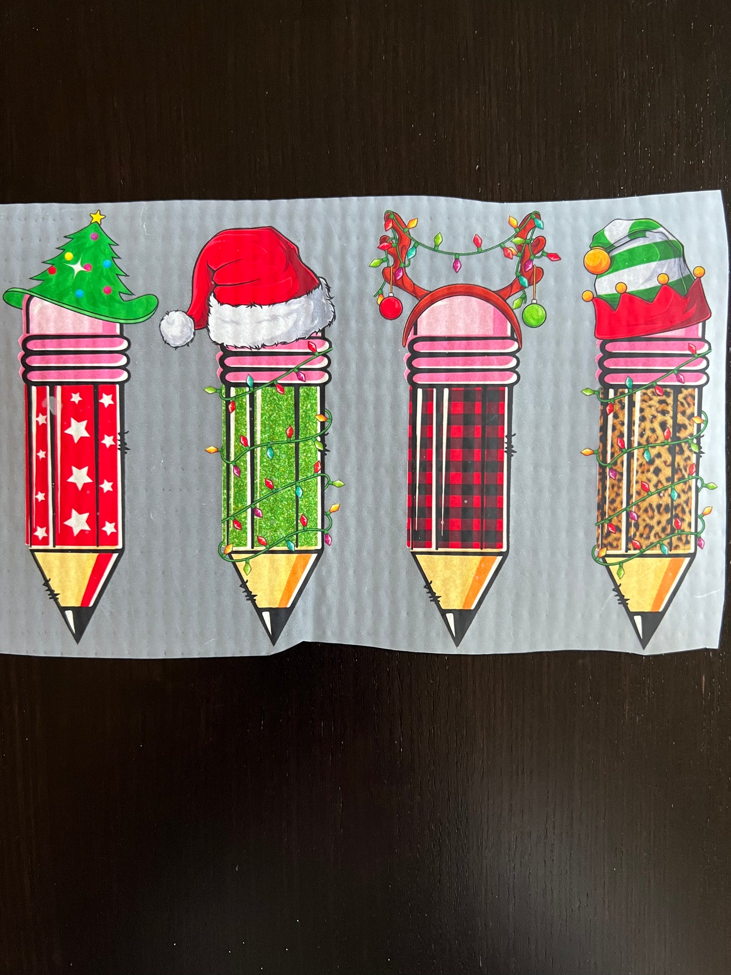 YOUTH - Pencils with Christmas Hats