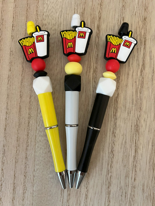 Fast Food Donald's Beaded Pens