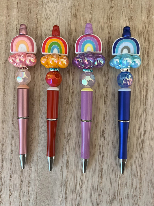 Rainbow Cloud Beaded Pens