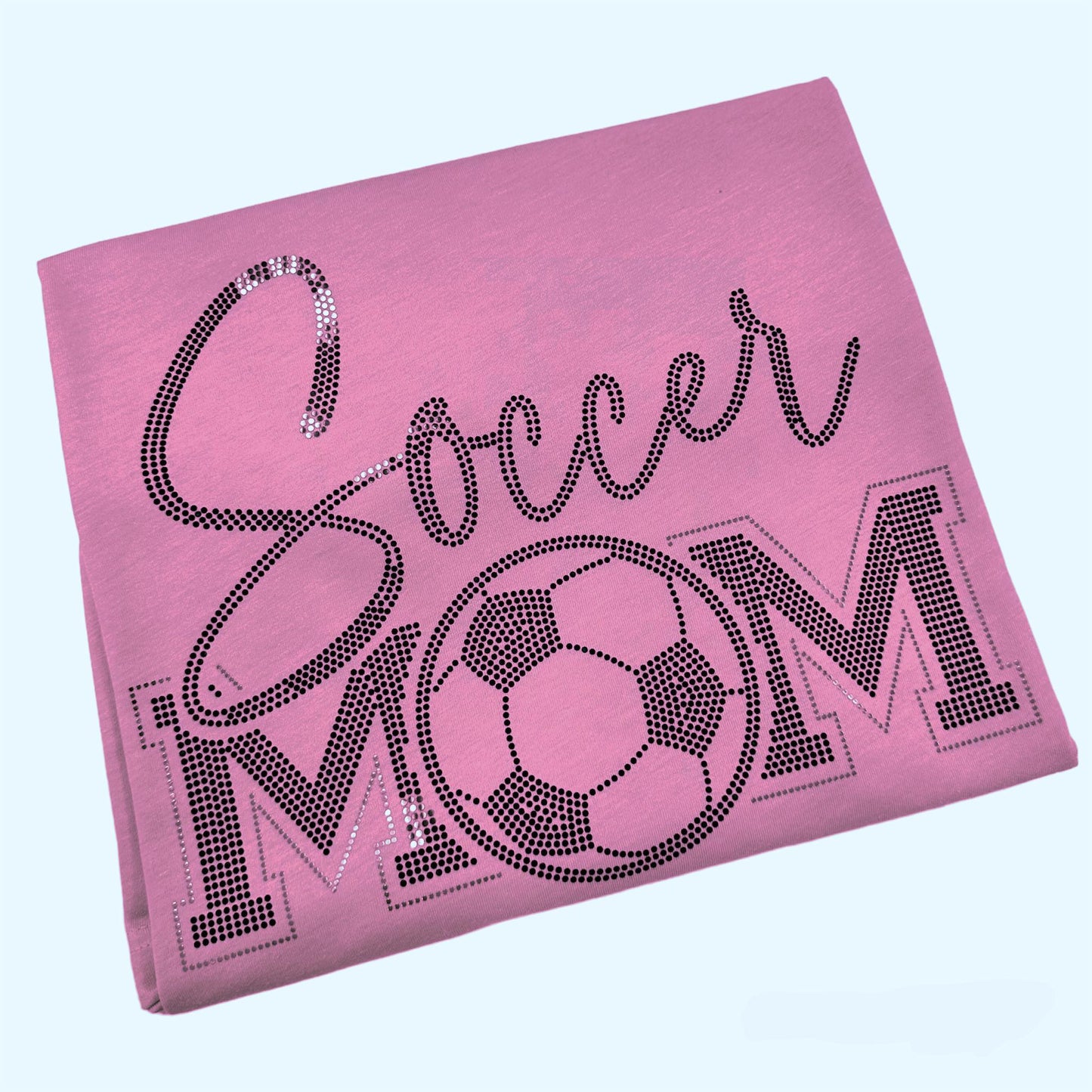 Soccer Mom in Black SPANGLES