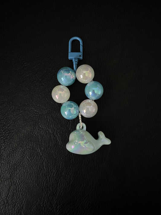 Dolphin Light Blue Phone/Keychain/Bag Charm