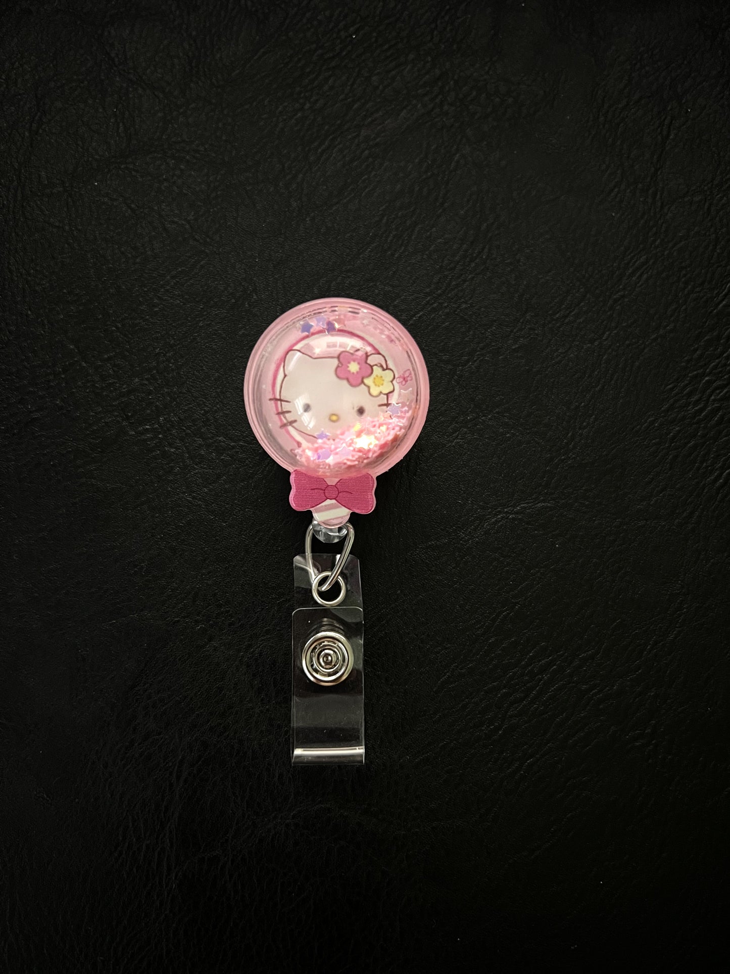 Kawaii Lollipop Series Badge Reel with Alligator Clip