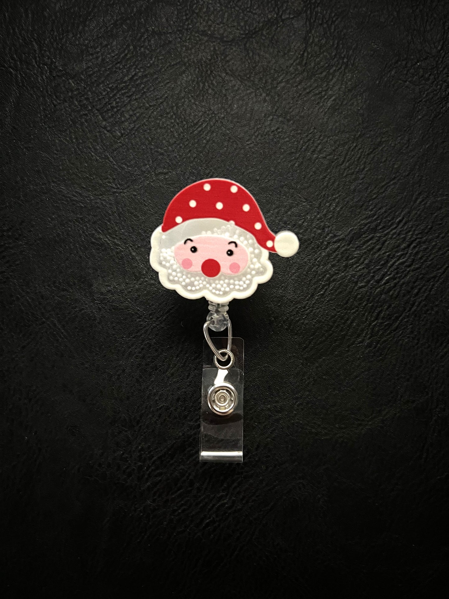 Christmas Badge Reels with Alligator Clip