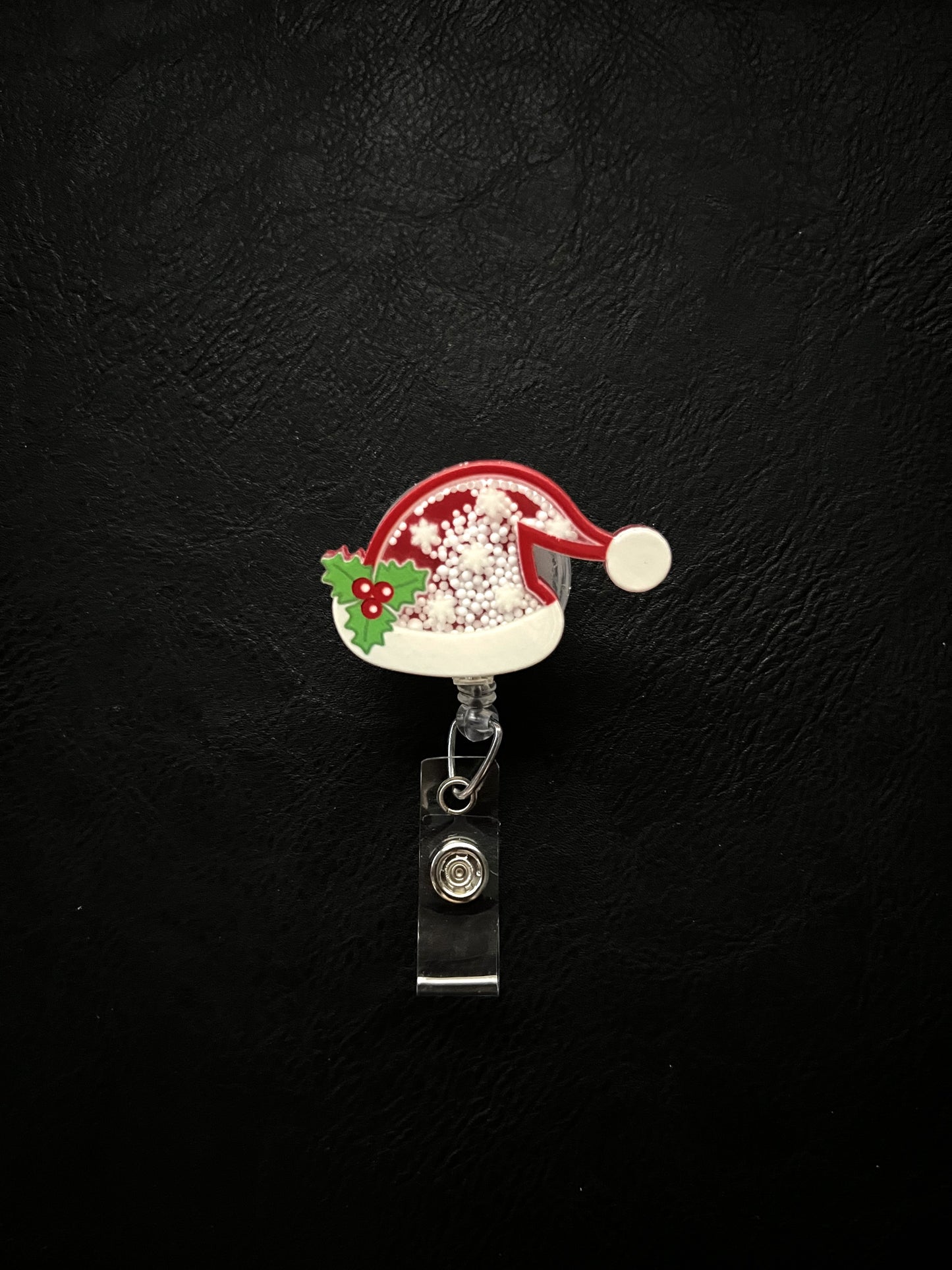 Christmas Badge Reels with Alligator Clip