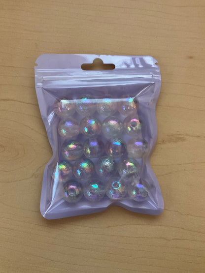 16mm Beads - Ice Style Beads - Random Color Mixed Bag