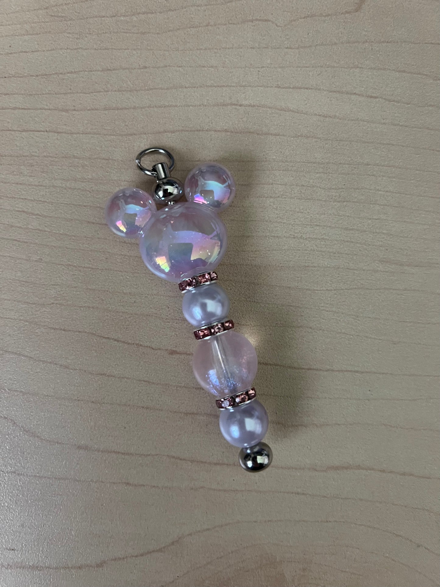 Mouse Head Beaded Bookmarks or Keychains