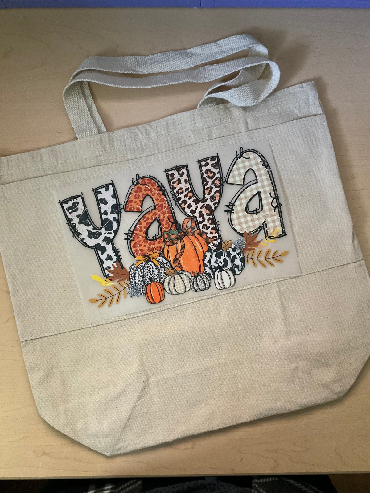 CUSTOM - YAYA Fall Tote Bag