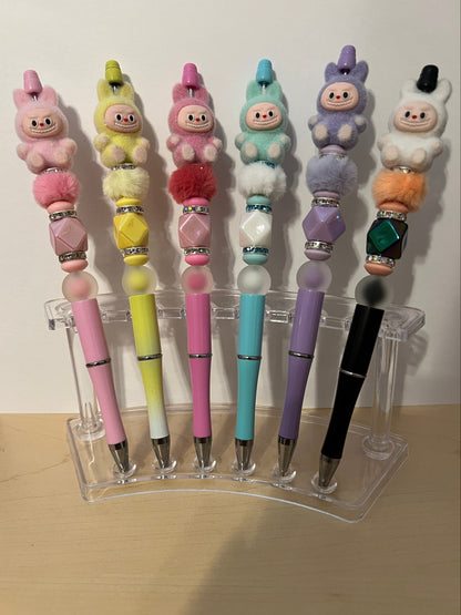 Bubu Sitting Beaded Pens on Extender