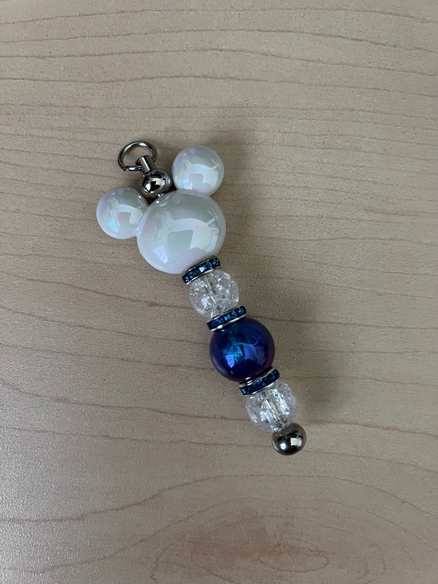 Mouse Head Beaded Bookmarks or Keychains
