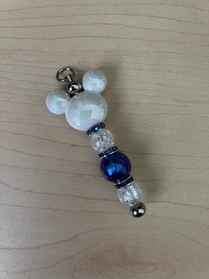 Mouse Head Beaded Bookmarks or Keychains