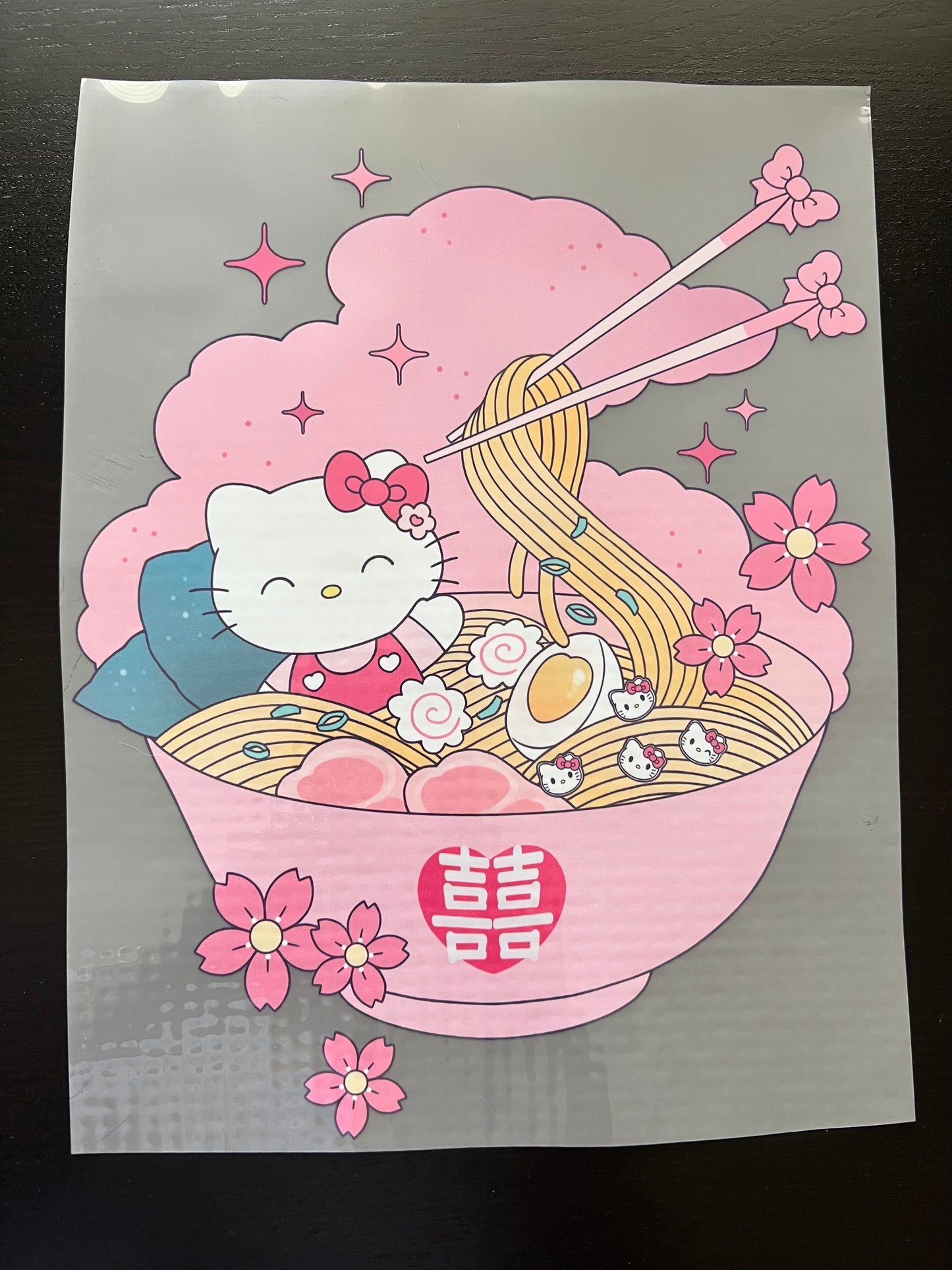 HK Ramen Noodles with Happiness Character