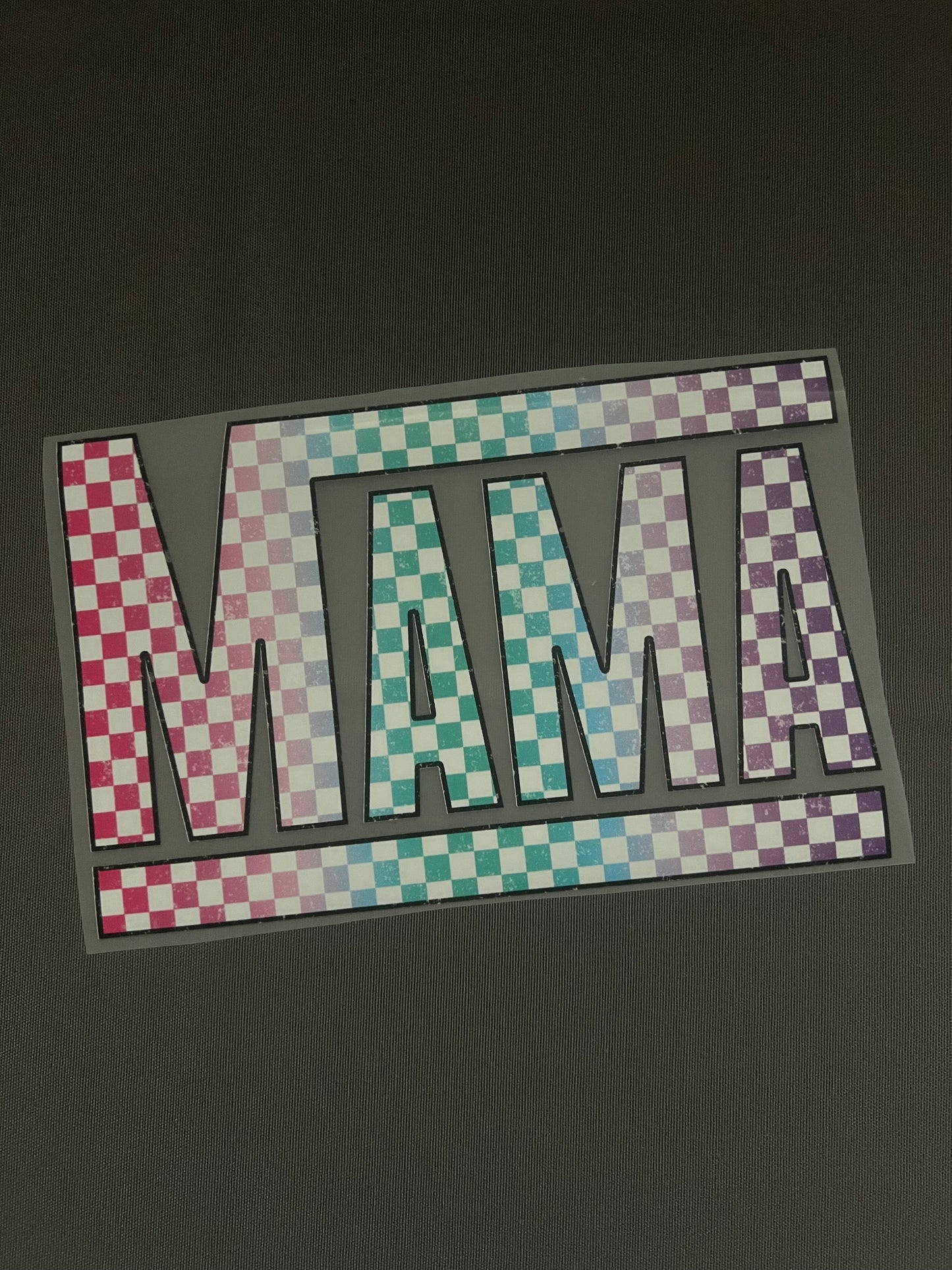 MAMA Checkered Multi-Colored