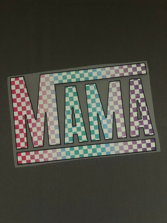 MAMA Checkered Multi-Colored