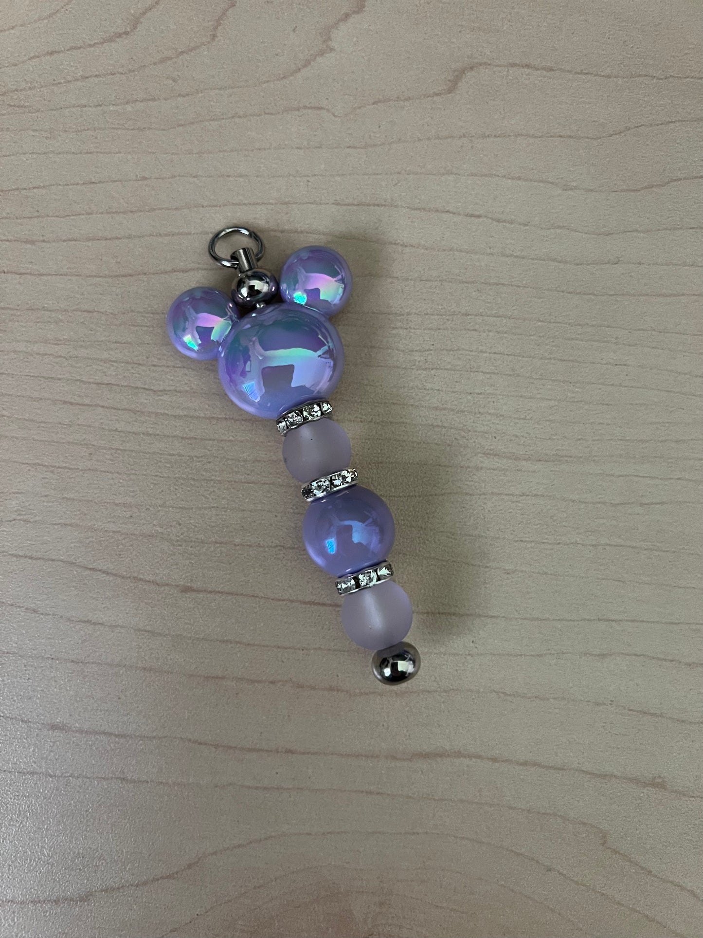 Mouse Head Beaded Bookmarks or Keychains