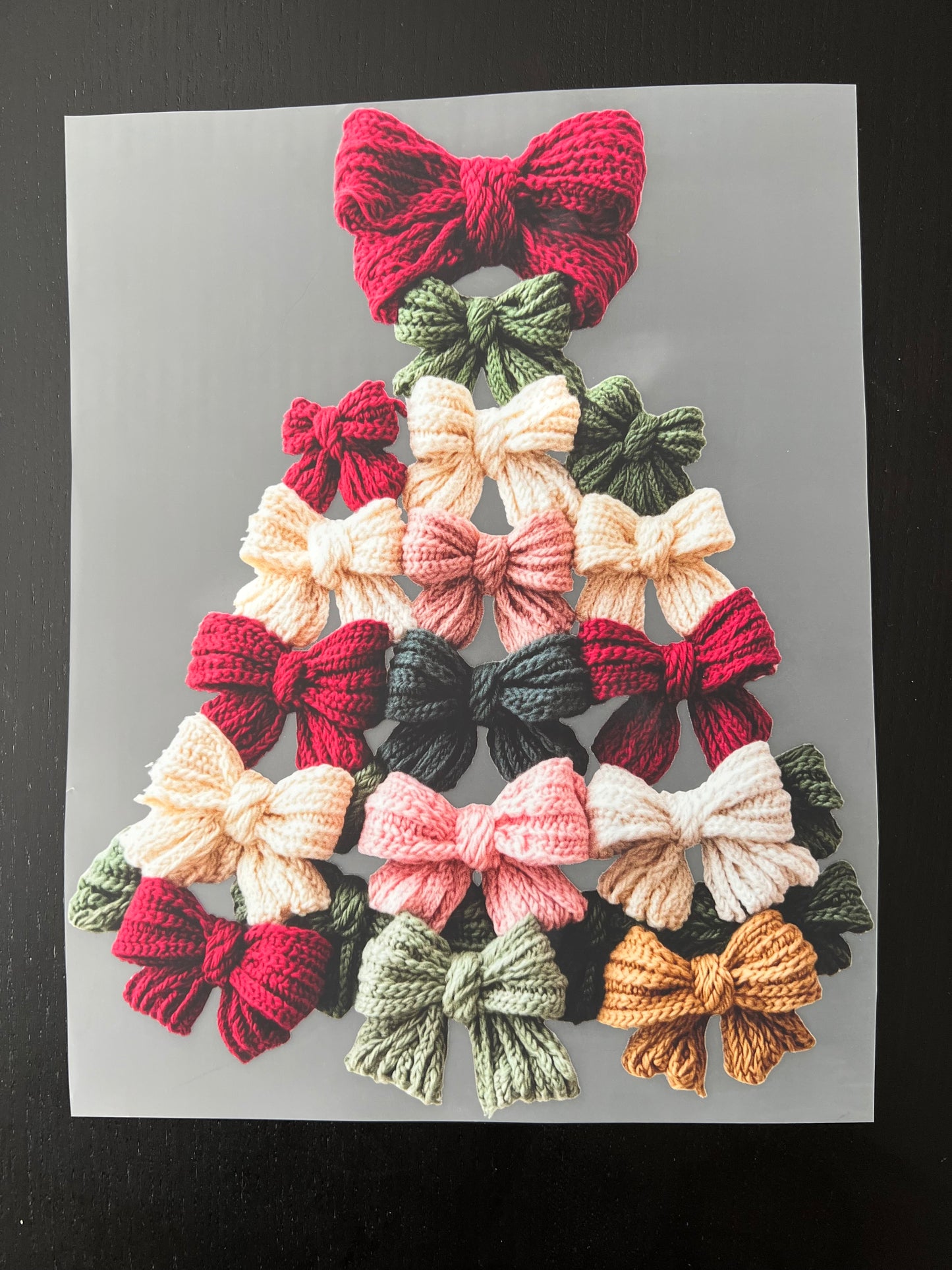 Faux Yarn Christmas Tree
