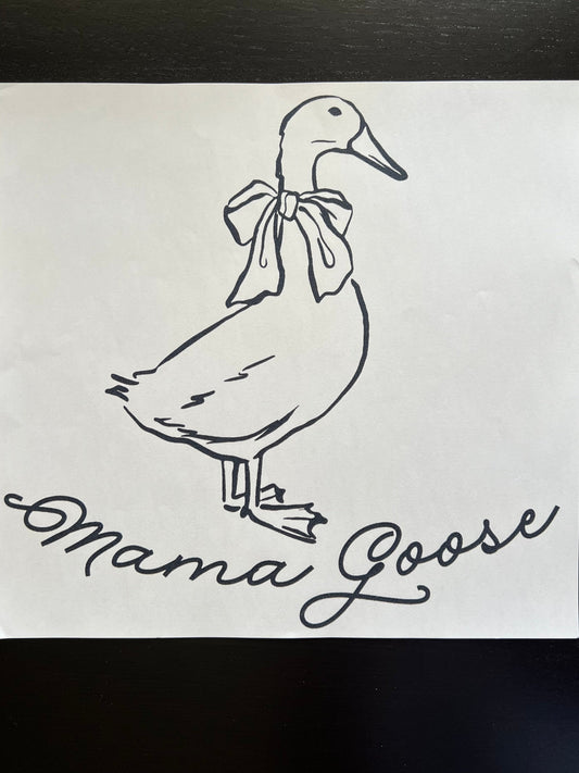 Mama Goose in Black Ink