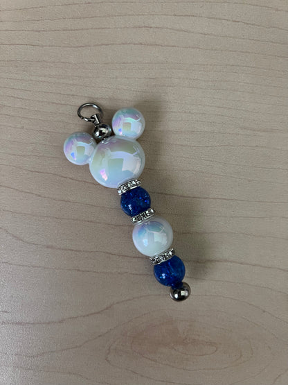 Mouse Head Beaded Bookmarks or Keychains