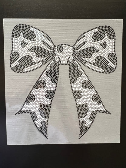 Cow Print Bow in SPANGLES