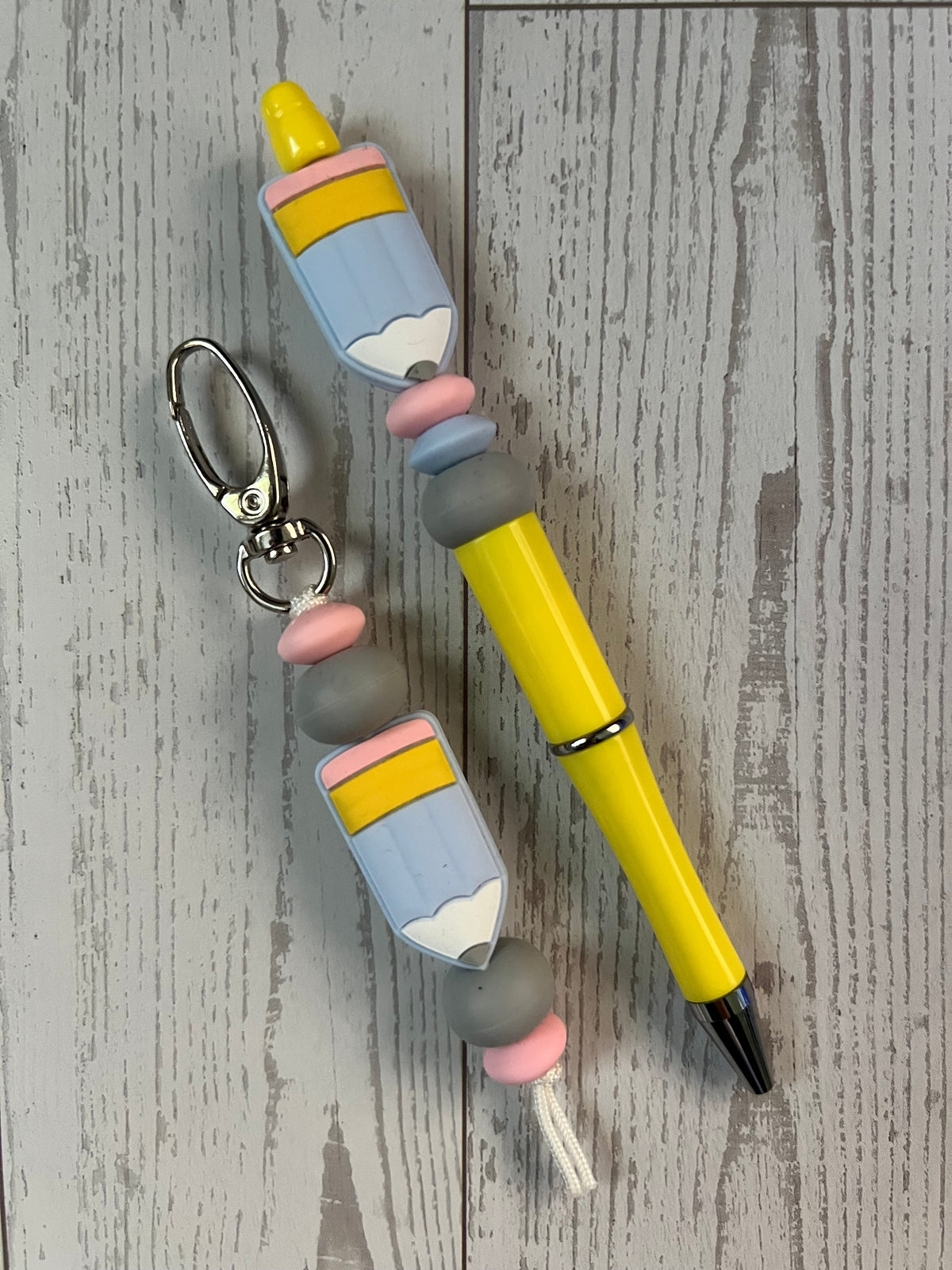 Teacher Pen & Keychain/Bag Charm Set