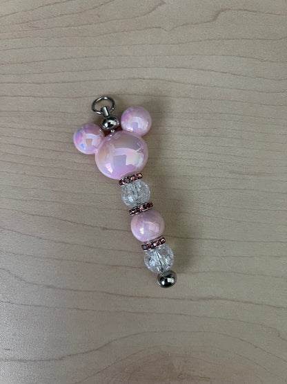 Mouse Head Beaded Bookmarks or Keychains