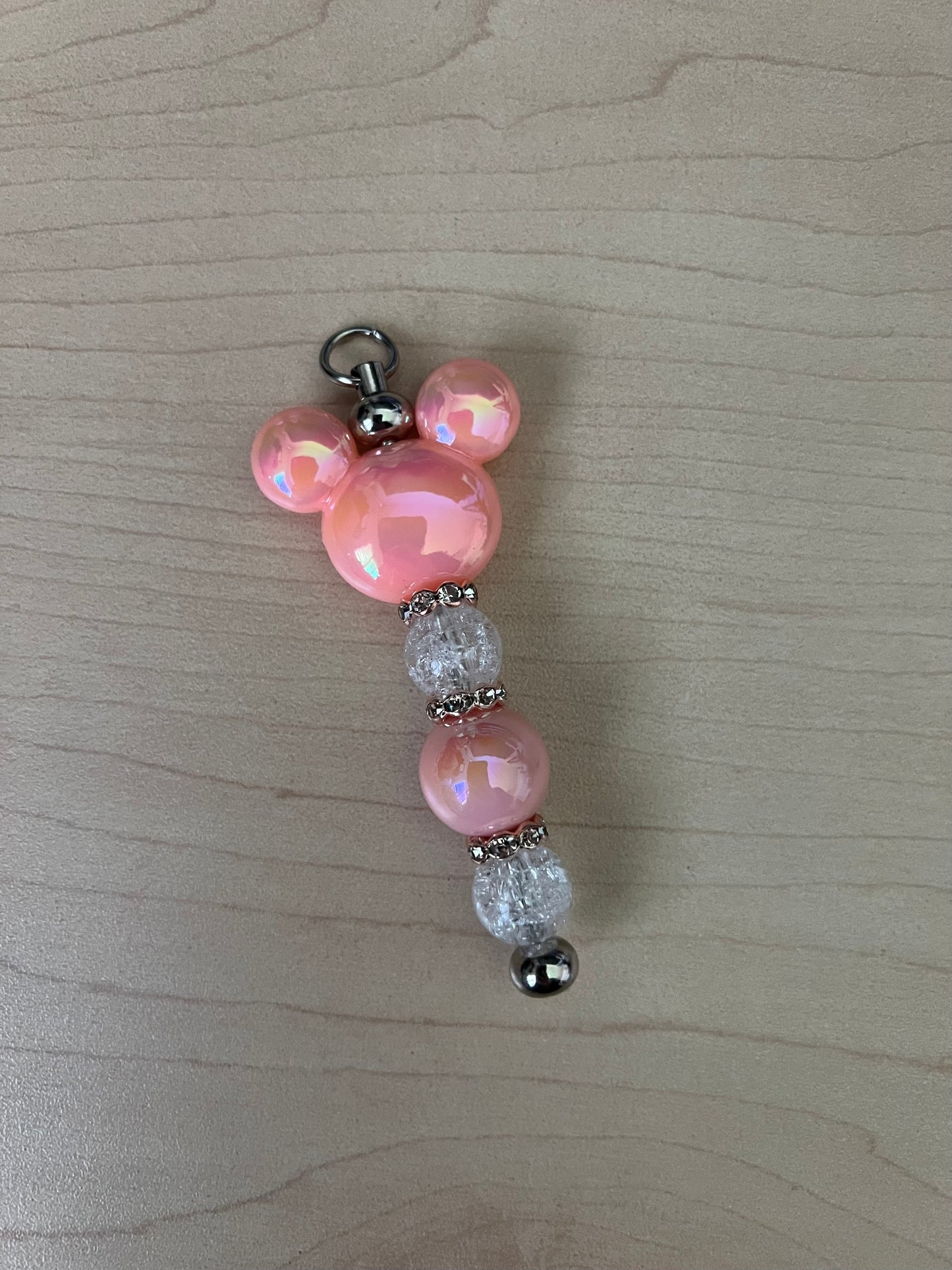 Mouse Head Beaded Bookmarks or Keychains