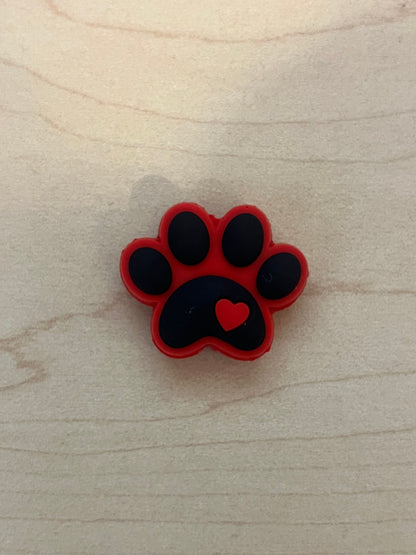 CUSTOM - Dog Paw with Personalized Name Beaded Pen