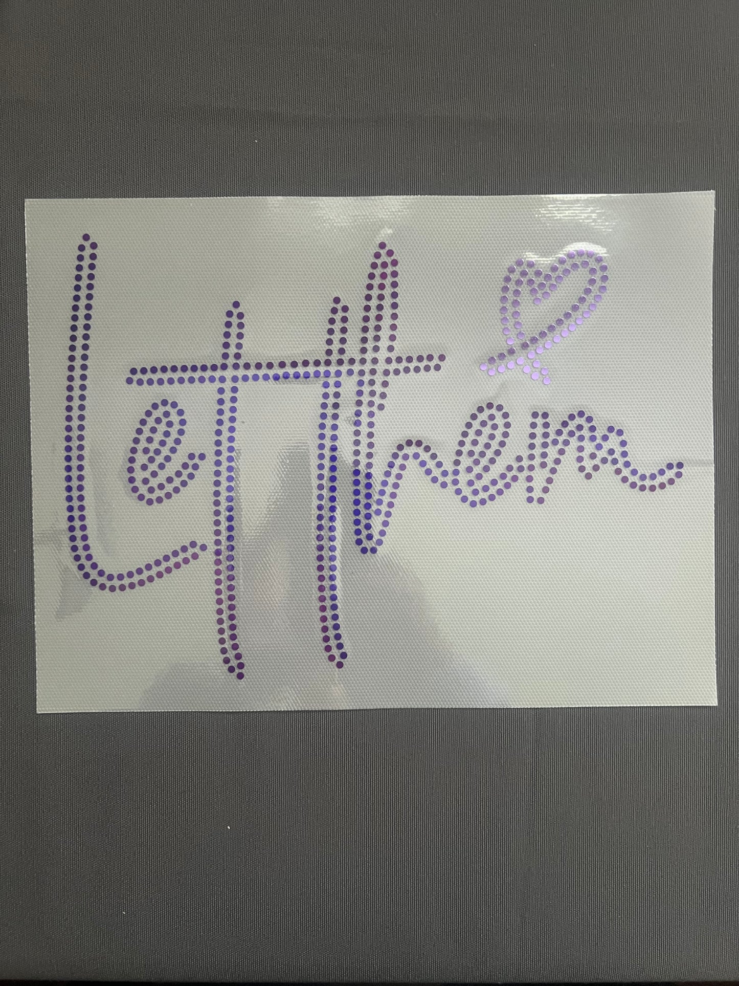 Let Them in Purple SPANGLES