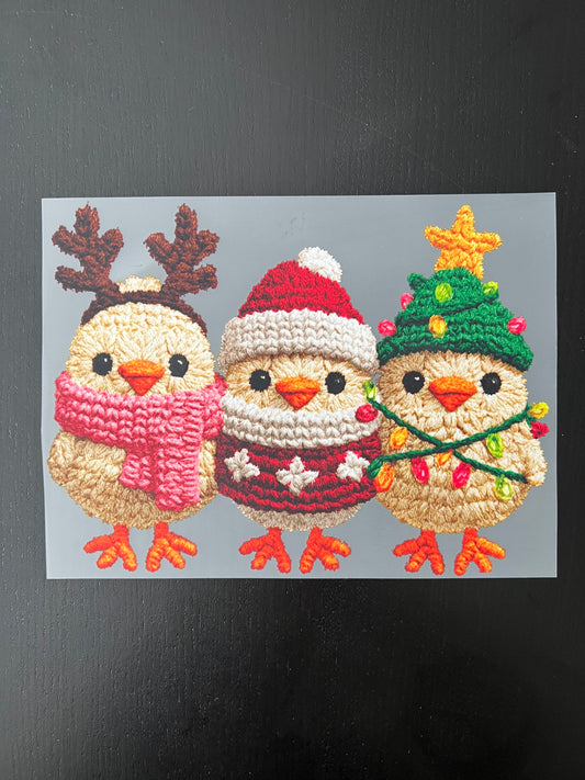 YOUTH - Faux Yarn Christmas Chicks