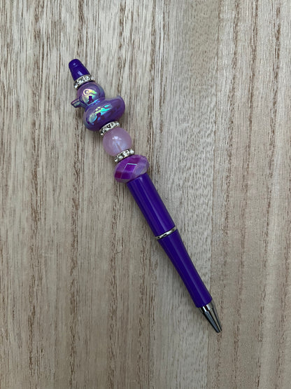 Duckies with Disco Beads Beaded Pens
