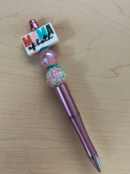 Mama of Both Beaded Pens (Exclusive AshlaKnots) - ONLY 2 IN STOCK