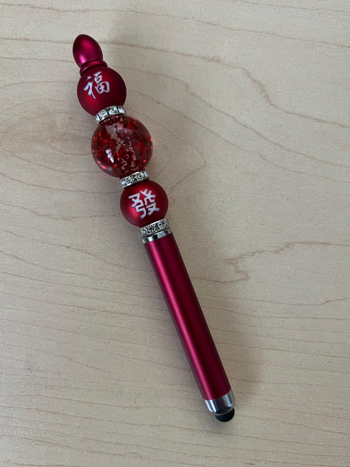 Good Luck Beaded Pen & Stylus