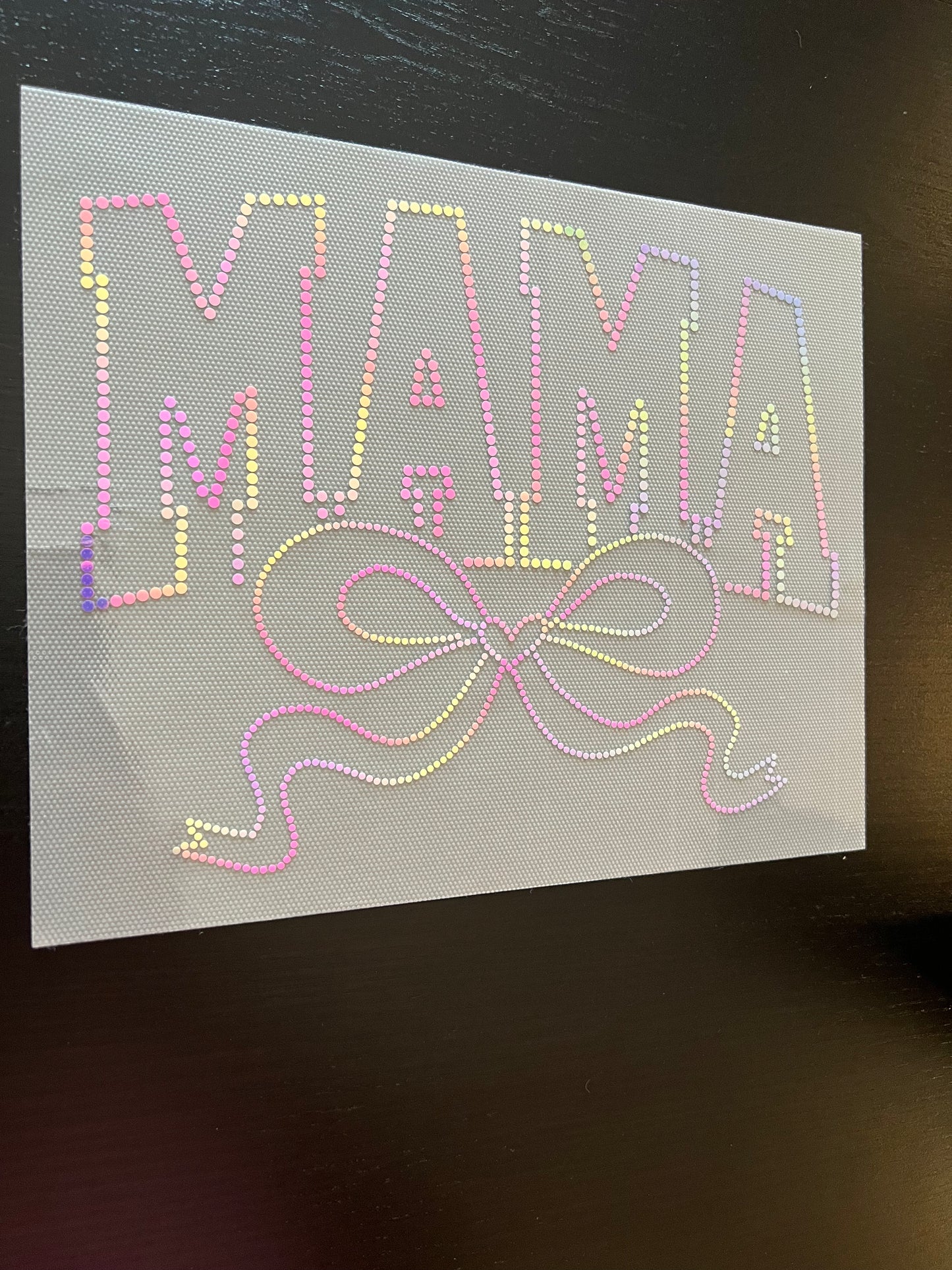 MAMA with Bow in Various SPANGLE Colors