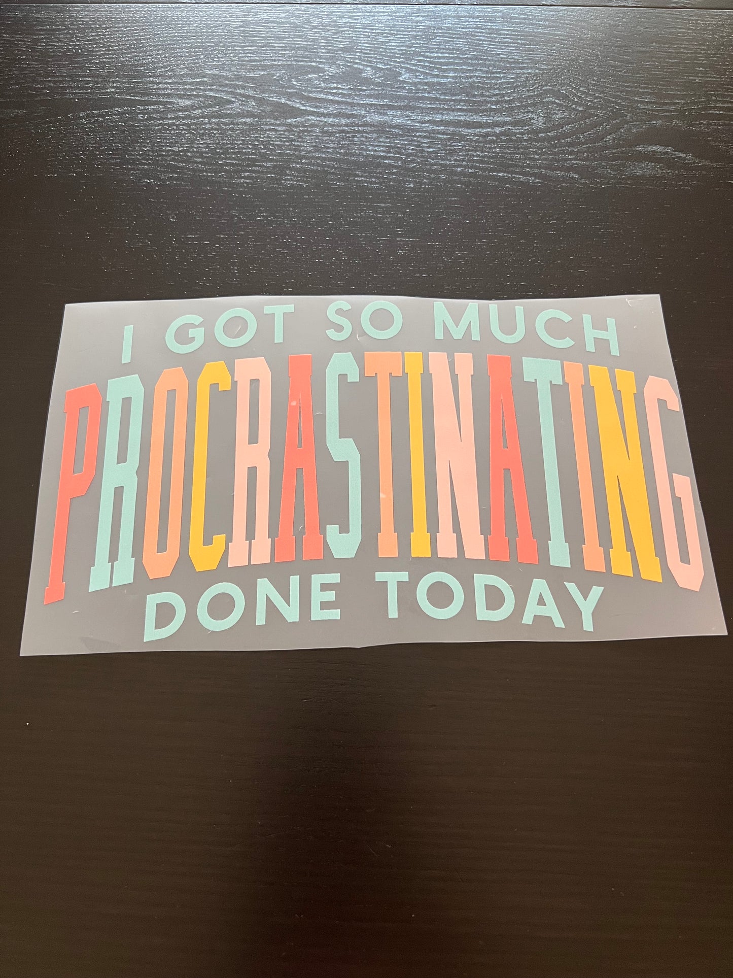 I Got So Much Procrastinating Done Today