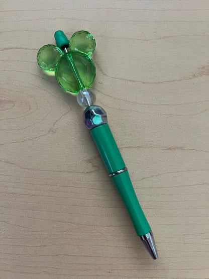 Mouse Transparent with Disco Beads Beaded Pens