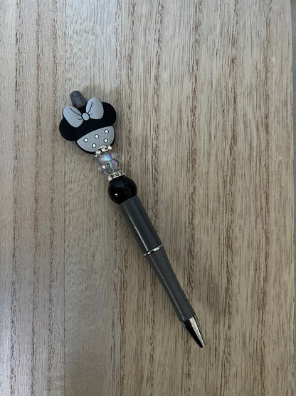 Mouse Silicone Beaded Pens