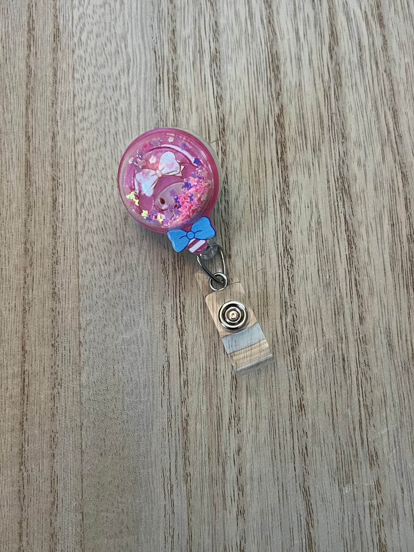 Kawaii Lollipop Series Badge Reel with Alligator Clip