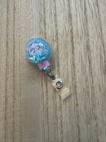 Kawaii Lollipop Series Badge Reel with Alligator Clip