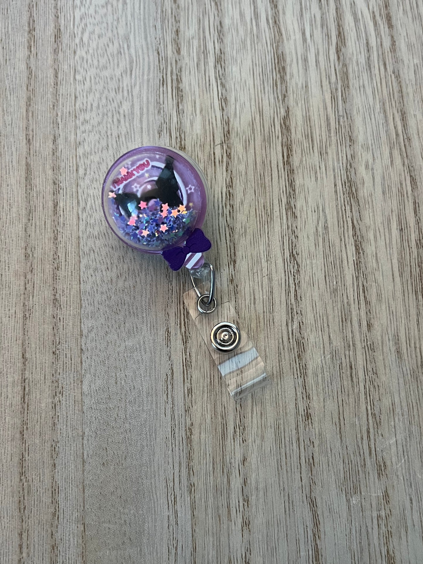 Kawaii Lollipop Series Badge Reel with Alligator Clip