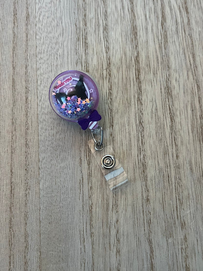 Kawaii Lollipop Series Badge Reel with Alligator Clip