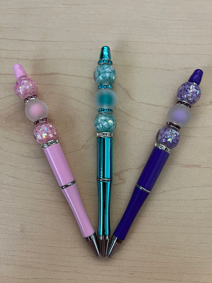 Confetti-Like with Double Layer Beaded Pens